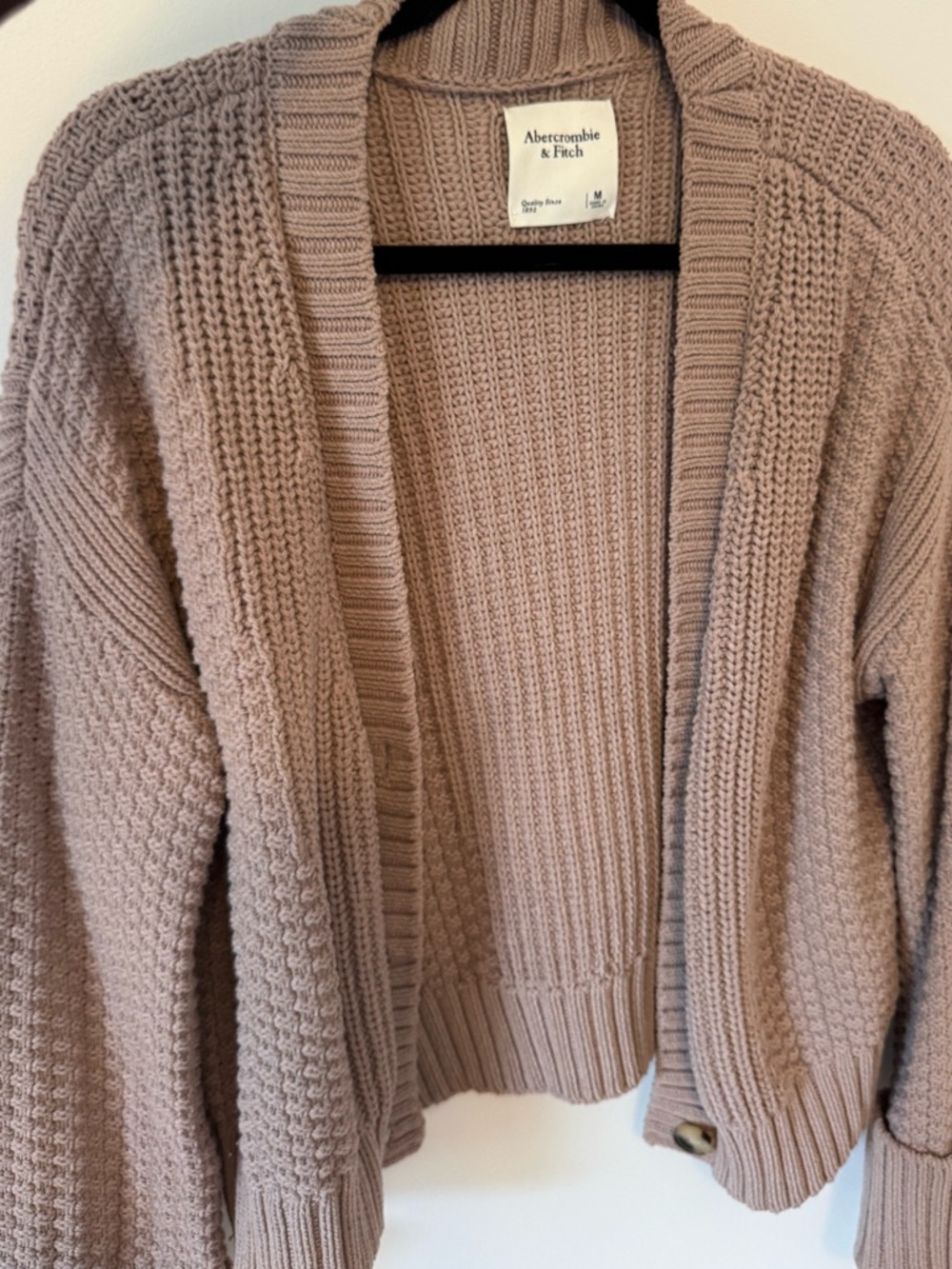 Abercrombie & Fitch Women's Chunky Open-Front Cardigan